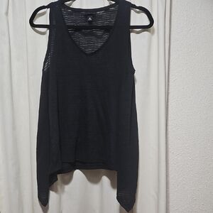 Mossimo Supply Co. Black V-Neck Tank Top